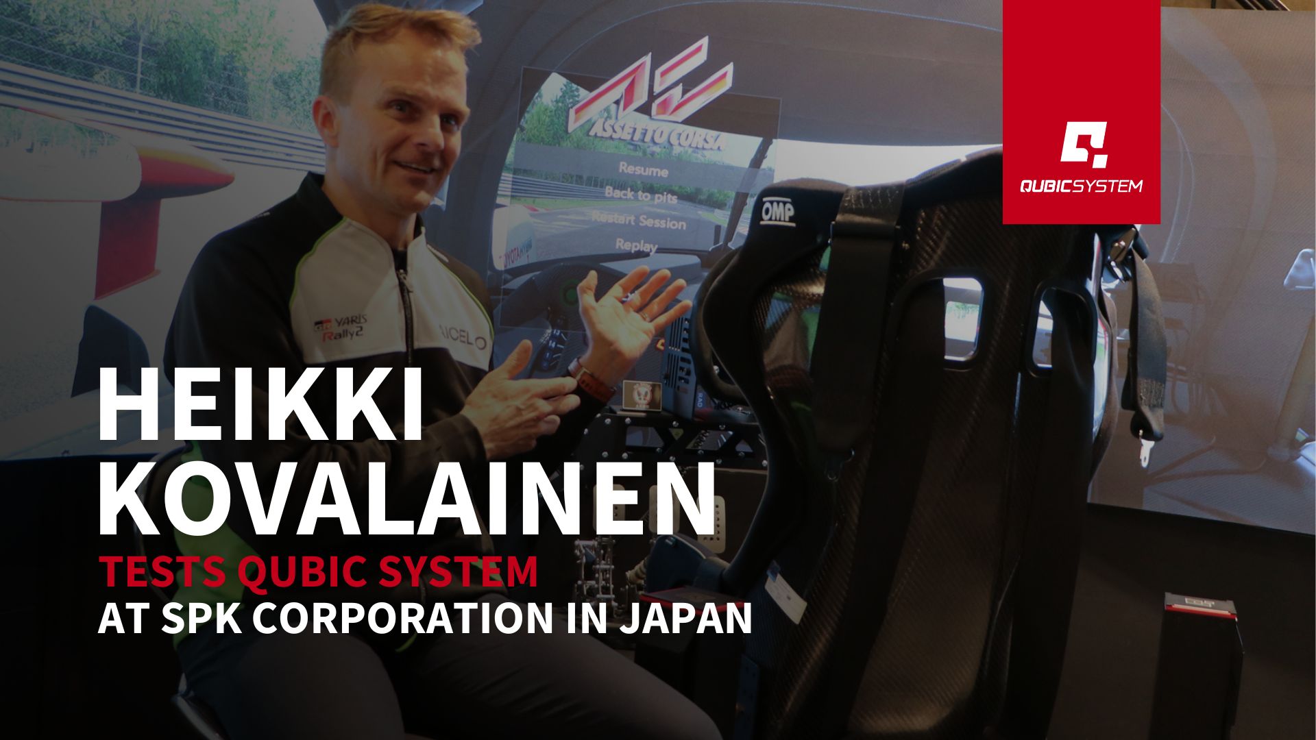 qubic system f1 driver heikki kovalainen