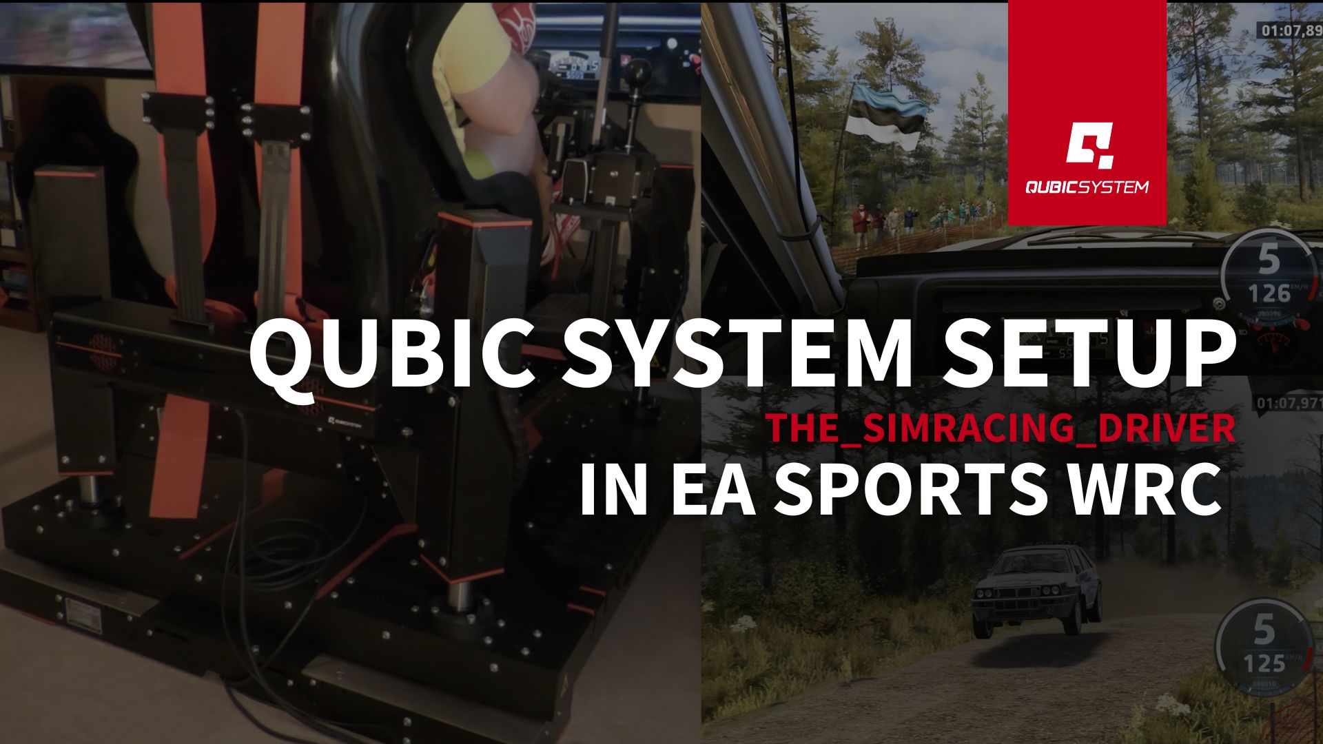 qubic system wrc simulator banner